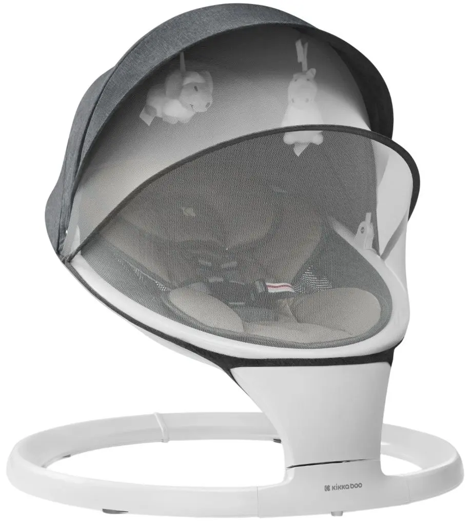 Sezlong pentru copii KikkaBoo Cuddle Me (Dark Grey)