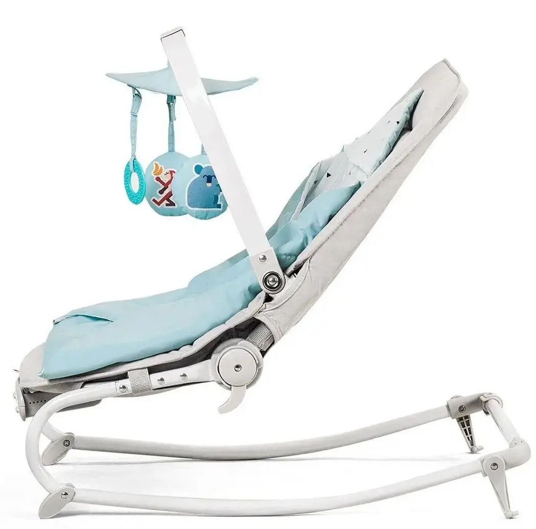Sezlong pentru copii 3in1 KinderKraft Felio (Light Blue/Gray) - 3