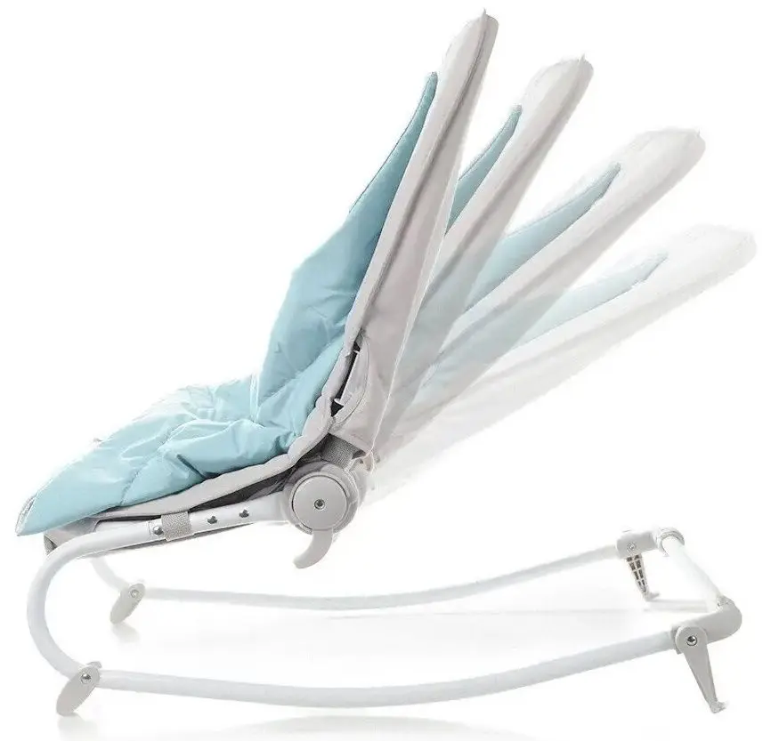 Sezlong pentru copii 3in1 KinderKraft Felio (Light Blue/Gray) - 5