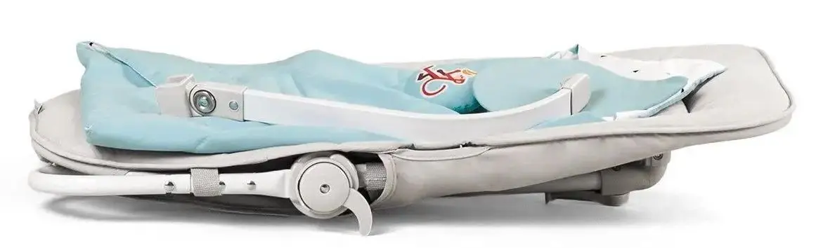 Sezlong pentru copii 3in1 KinderKraft Felio (Light Blue/Gray) - 7