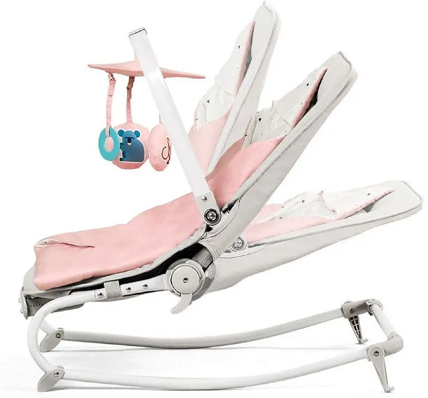 Sezlong pentru copii 3in1 Kinderkraft Felio (Pink) - 2