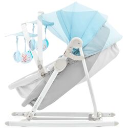 Детский шезлонг 5в1 KinderKraft Unimo (Light Blue/Gray) Thumb
