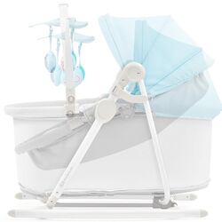 Детский шезлонг 5в1 KinderKraft Unimo (Light Blue/Gray) Thumb