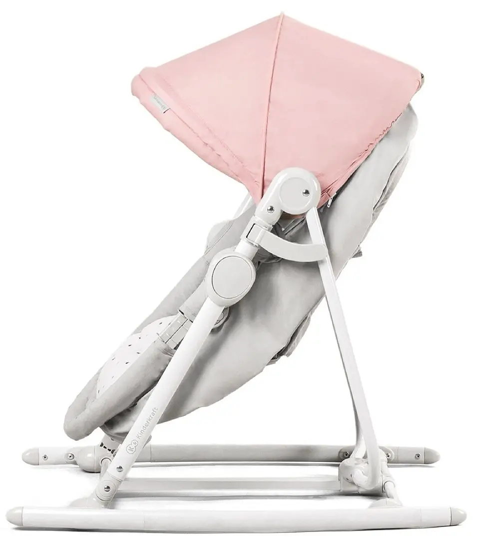 Детский шезлонг 5в1 KinderKraft Unimo (Pink/Gray) - 6