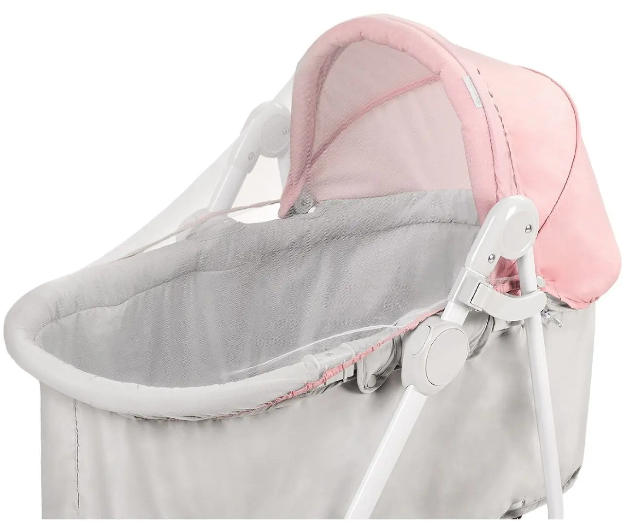 Детский шезлонг 5в1 KinderKraft Unimo (Pink/Gray) - 4