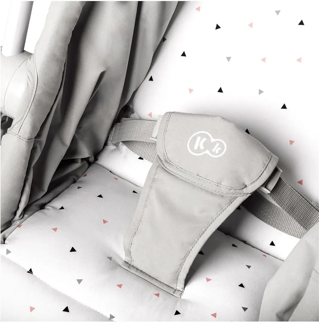 Детский шезлонг 5в1 KinderKraft Unimo (Pink/Gray) - 2