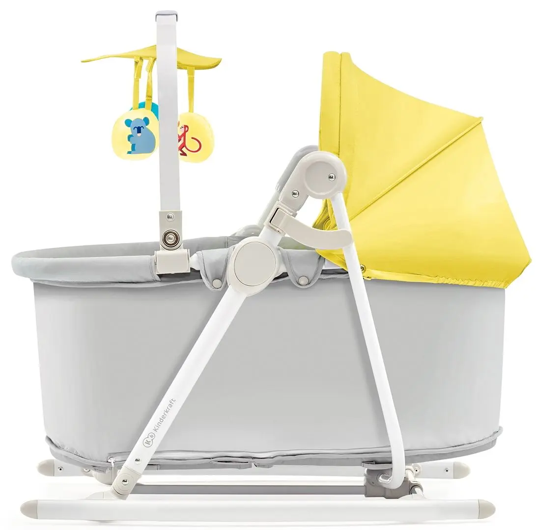 Sezlong pentru copii 5in1 KinderKraft Unimo (Yellow/Gray) - 8