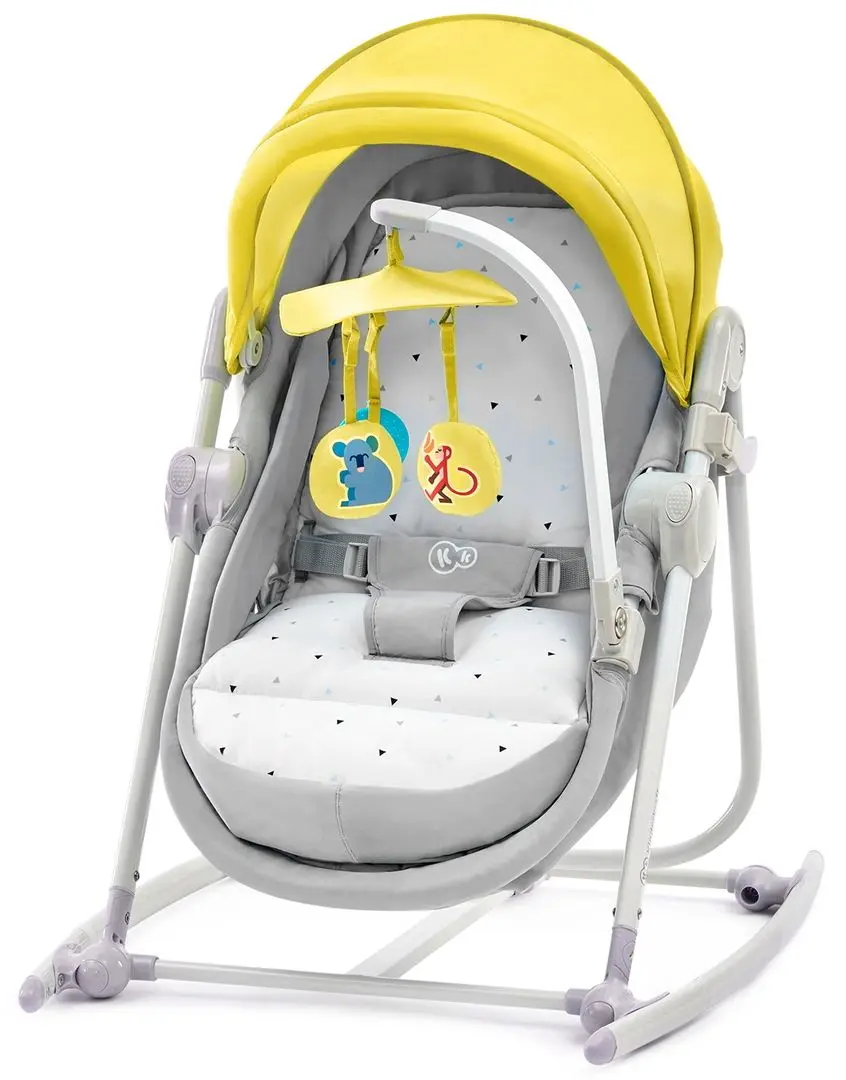 Sezlong pentru copii 5in1 KinderKraft Unimo (Yellow/Gray)