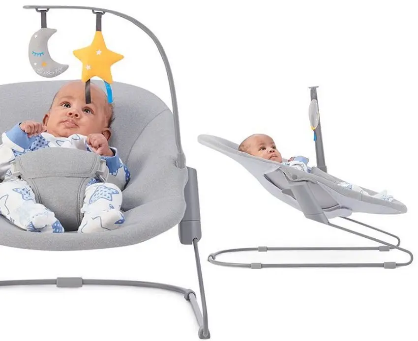 Sezlong pentru copii Kinderkraft Calmee (Grey)