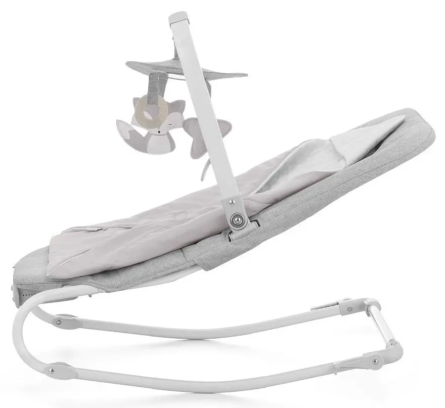 Детский шезлонг Kinderkraft Felio 2 KBFELI20GRY0000 (Grey) - 2