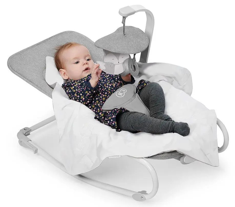 Детский шезлонг Kinderkraft Felio 2 KBFELI20GRY0000 (Grey) - 4