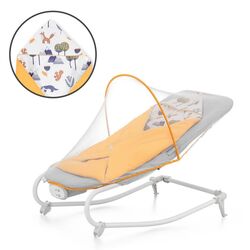 Детский шезлонг Kinderkraft Felio 2 KBFELI20YEL0000 (Grey/Yellow) Thumb