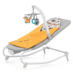Sezlong pentru copii Kinderkraft Felio 2 KBFELI20YEL0000 (Grey/Yellow)