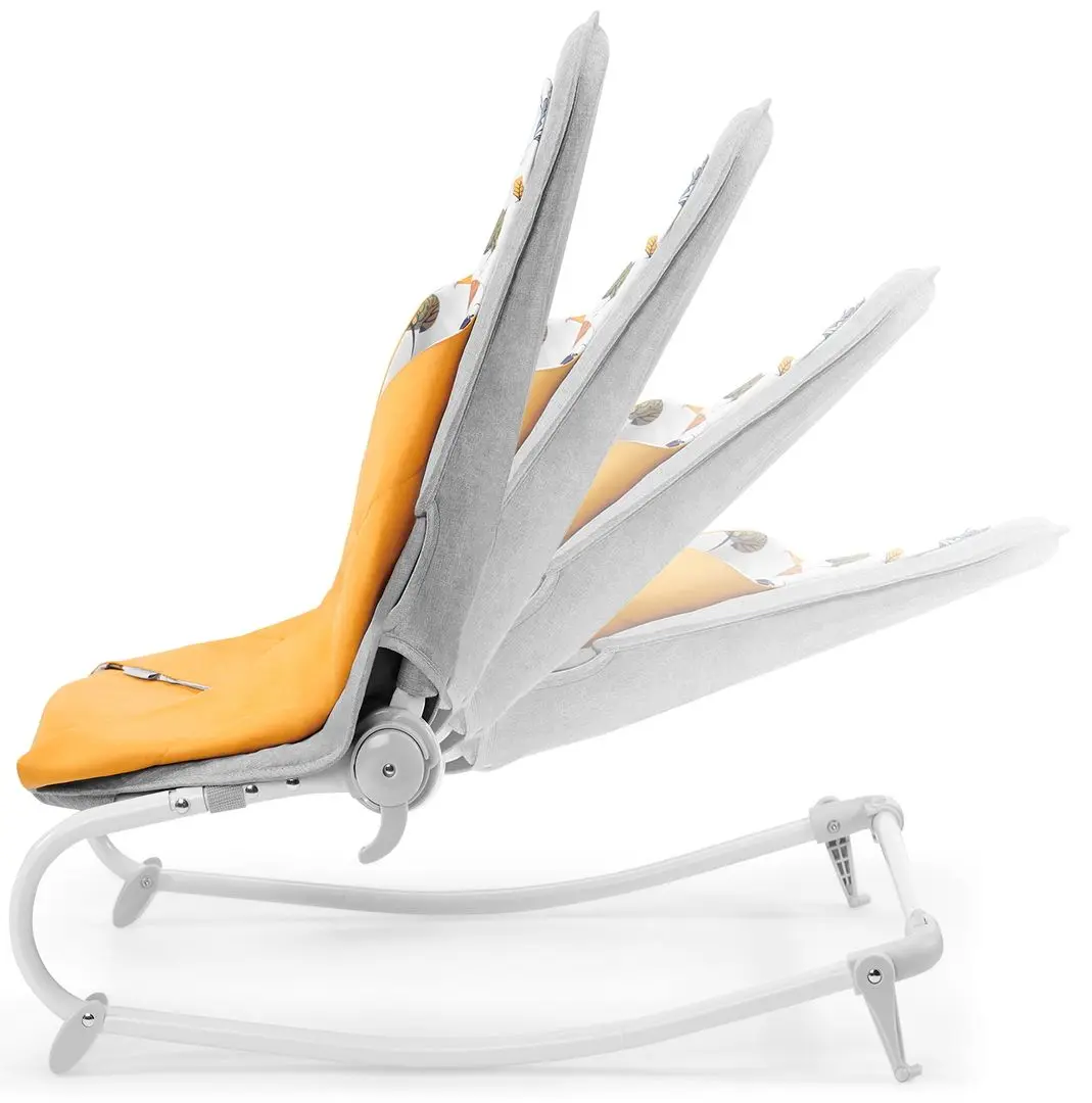 Детский шезлонг KinderKraft Felio (Forest Yellow) - 4