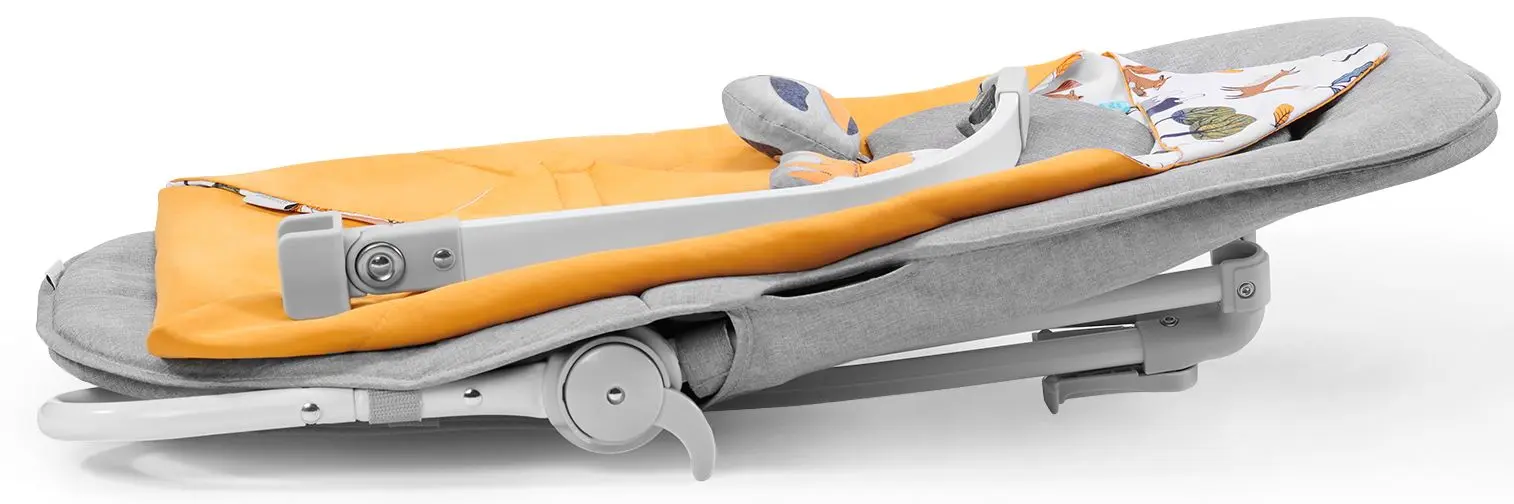 Детский шезлонг KinderKraft Felio (Forest Yellow) - 7