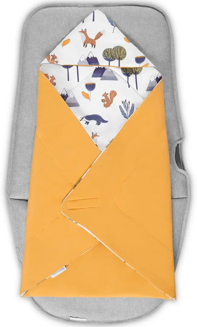 Детский шезлонг KinderKraft Felio (Forest Yellow) - 10