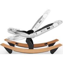 Детский шезлонг Kinderkraft Finio (White/Black) Thumb