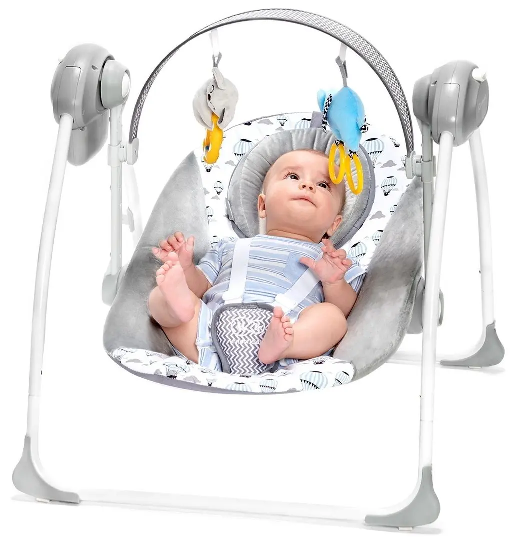 Sezlong pentru copii KinderKraft Flo (GreyMint) - 6