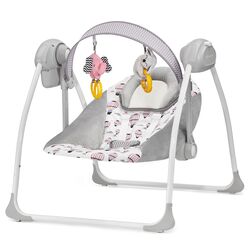 Sezlong pentru copii KinderKraft Flo (Grey/Pink)