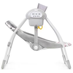 Детский шезлонг KinderKraft Flo (Grey/Pink) Thumb