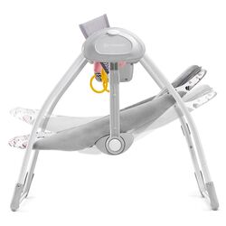 Детский шезлонг KinderKraft Flo (Grey/Pink) Thumb