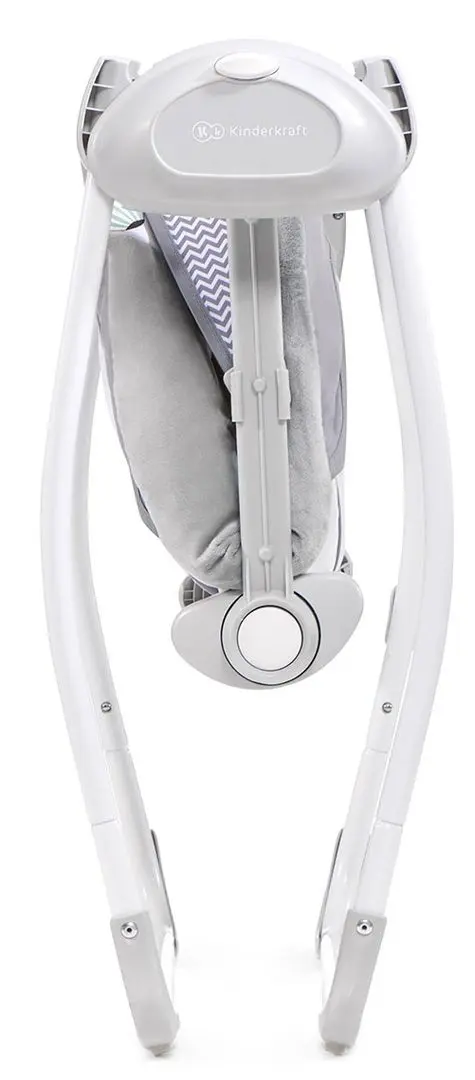 Детский шезлонг KinderKraft Flo (Grey/Pink) - 7