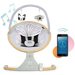 Детский шезлонг KinderKraft Lumi (Wooden/Grey) Thumb