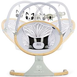 Детский шезлонг KinderKraft Lumi (Wooden/Grey) Thumb