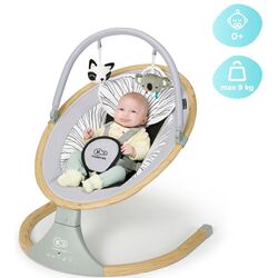 Детский шезлонг KinderKraft Lumi (Wooden/Grey) Thumb