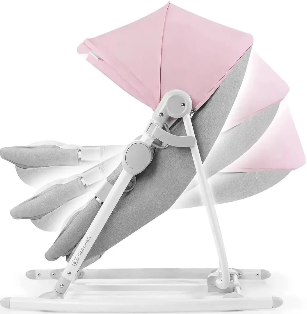 Sezlong pentru copii Kinderkraft Nola (Peony Pink) - 5