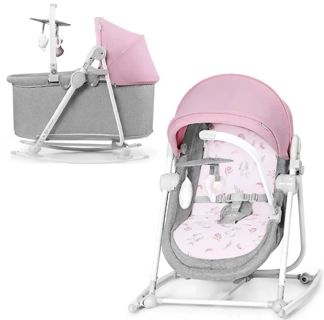Leagan-sezlong 5in1 KinderKraft Nola (Peony Rose) - 7