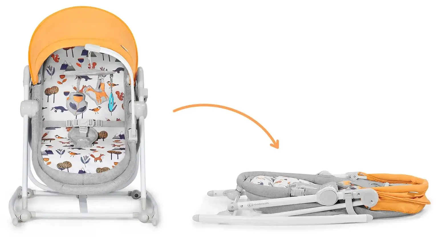 Patut-balasoar 5in1 KinderKraft Nola (Yellow) - 3