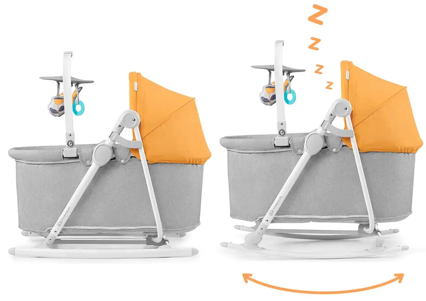 Patut-balasoar 5in1 KinderKraft Nola (Yellow) - 6