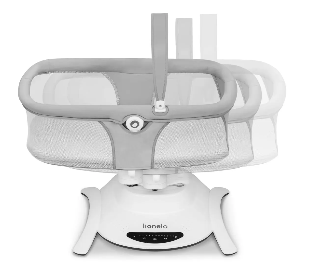 Sezlong pentru copii 2in1 Lionelo Bella (Gray Concrete)