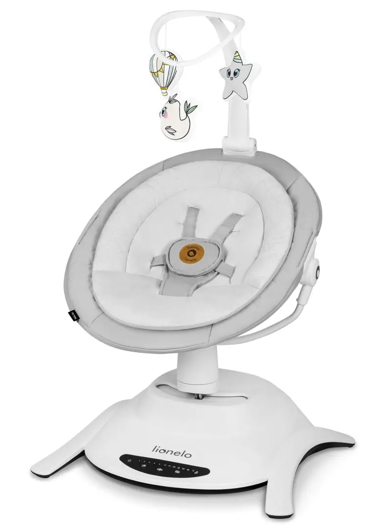 Sezlong pentru copii 2in1 Lionelo Bella (Gray Concrete)