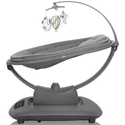 Sezlong-leagan pentru copii Lionelo Blossom (Grey Concrete) Thumb