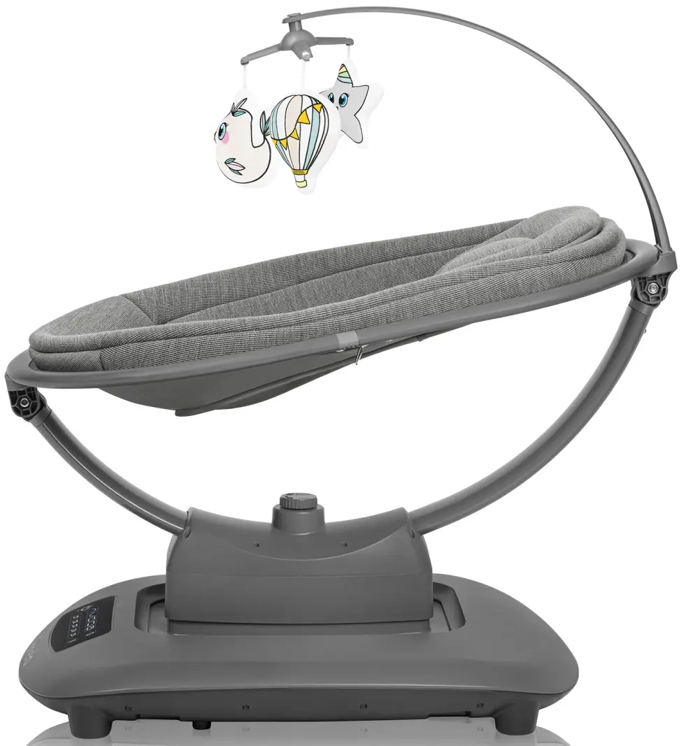 Sezlong-leagan pentru copii Lionelo Blossom (Grey Concrete)