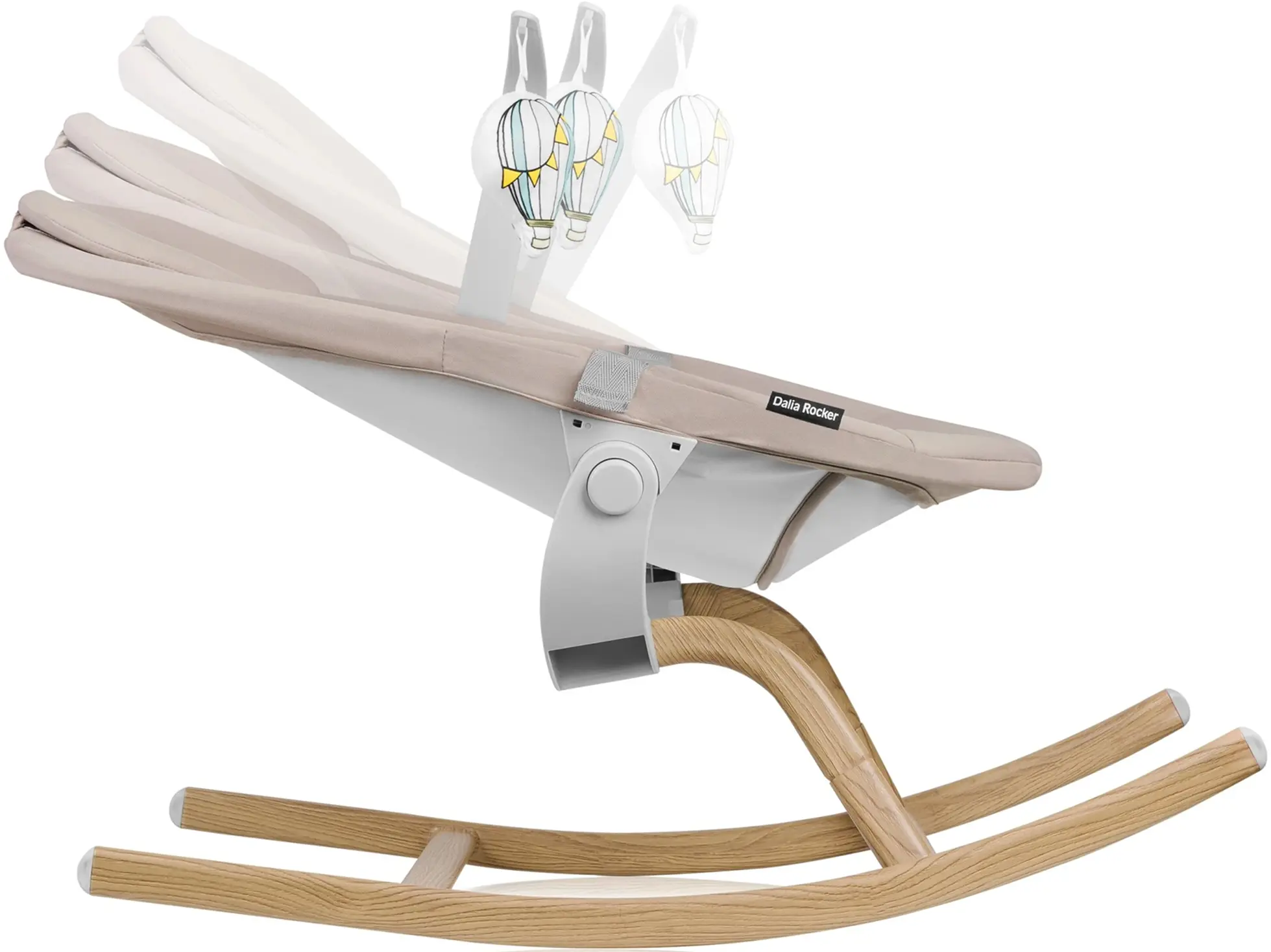 Детский шезлонг-качели Lionelo Dalia (Beige Sand) - 3