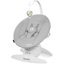 Sezlong-leagan pentru copii Lionelo Iris (Grey Concrete)