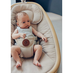 Sezlong-leagan pentru copii Lionelo Olivia (Beige Natural) Thumb