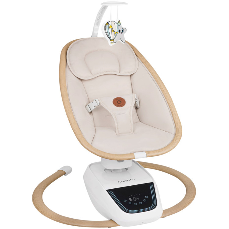 Sezlong-leagan pentru copii Lionelo Olivia (Beige Natural)