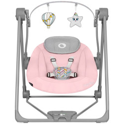 Sezlong-leagan pentru copii Lionelo Otto (Pink Baby) Thumb