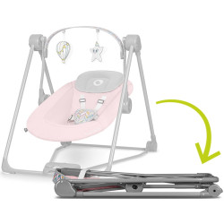 Sezlong-leagan pentru copii Lionelo Otto (Pink Baby) Thumb