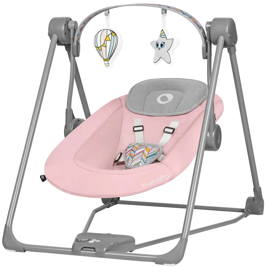 Sezlong-leagan pentru copii Lionelo Otto (Pink Baby)