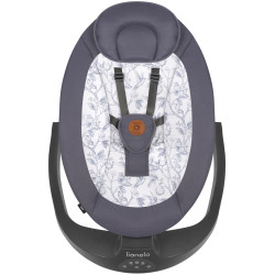 Sezlong-leagan pentru copii Lionelo Ralf (Grey/White) Thumb