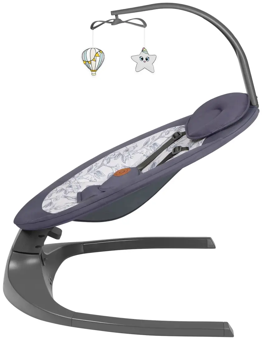 Sezlong-leagan pentru copii Lionelo Ralf (Grey/White)