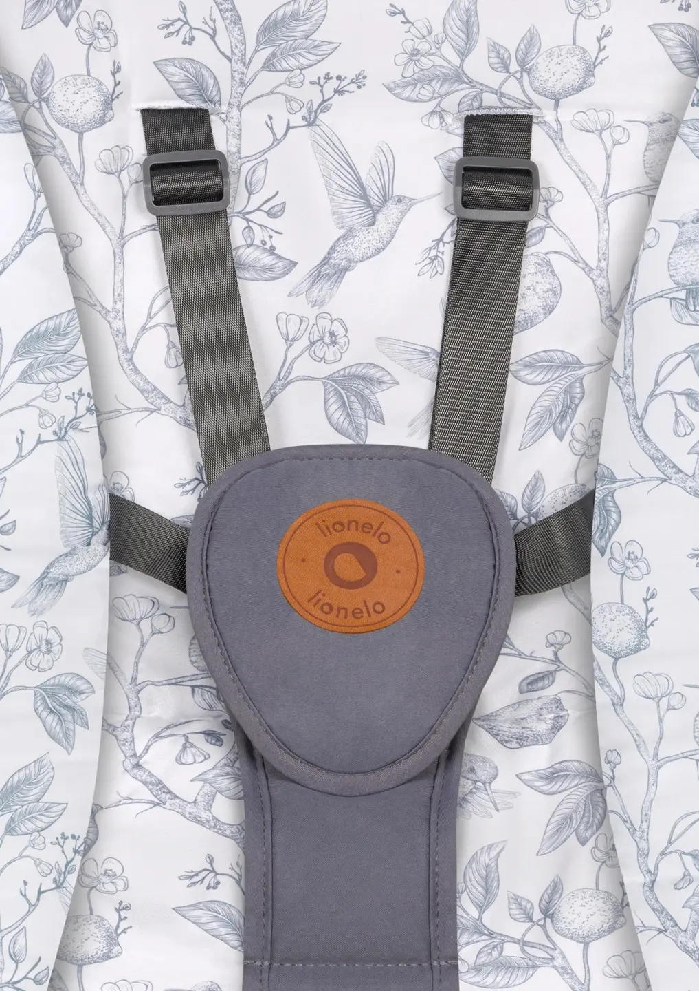 Sezlong-leagan pentru copii Lionelo Ralf (Grey/White)