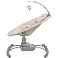 Sezlong-leagan pentru copii Lionelo Rio (Beige Latte) Thumb