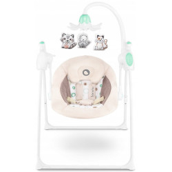 Sezlong-leagan pentru copii Lionelo Robin (Beige) Thumb