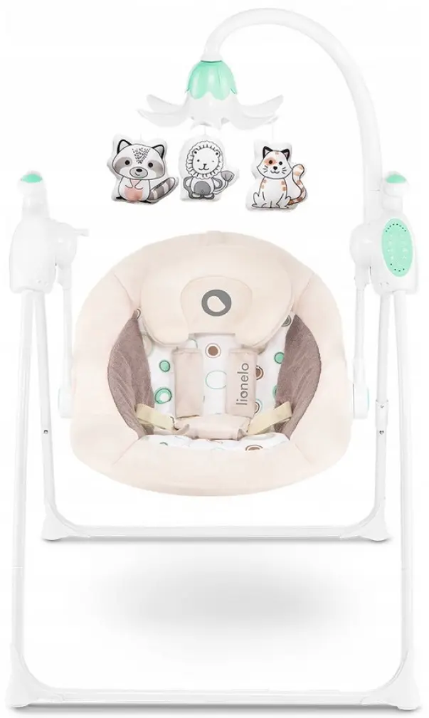 Sezlong-leagan pentru copii Lionelo Robin (Beige)